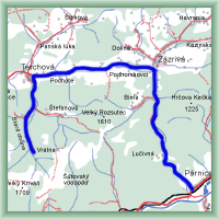 Trasy rowerowe - Parnica – Techova – Vratna