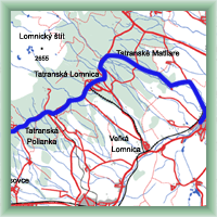 Trasy rowerowe - Podbanske – Keżmarok – Podtatranska Cyklomagistrala