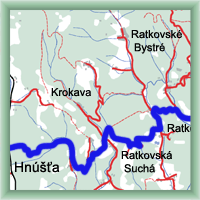 Trasy rowerowe - Z Hnuszťa do Rożniawy – Magistrala Rudohorska