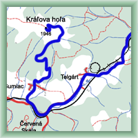 Trasy rowerowe - Liptovska Teplička – Kraľova Hoľa