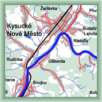 Trasy rowerowe - Kysucke Nove Miasto – Kotrczina Luczka – Żilina – Kysucke Nowe Miasto