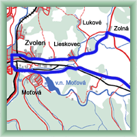 Trasy rowerowe - Zvolen – Dubravy – Zvolen