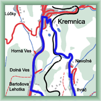 Trasy rowerowe - Kremnica – Jastraba – Kremnica