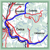 Trasy rowerowe - Czadca - Skalite - Czadca