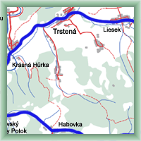 Trasy rowerowe - Trstena – Oravice kąpielisko – Trstena