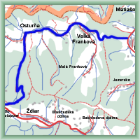 Trasy rowerowe - Na łęk pod Prislopom