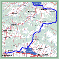 Trasy rowerowe - Cyklomagistrala Oravska