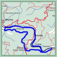 Trasy rowerowe - Okrążenie nad Pekliskom