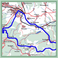 Trasy rowerowe - Gretla – Poracz – Spiszska Nova Ves – Gretla