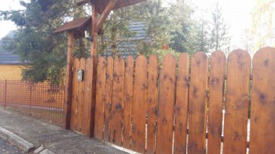 Liptowska chata przy strumieniu